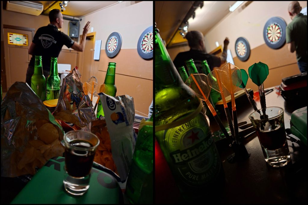 Het bier en de Jägermeister smaakten ons prima!